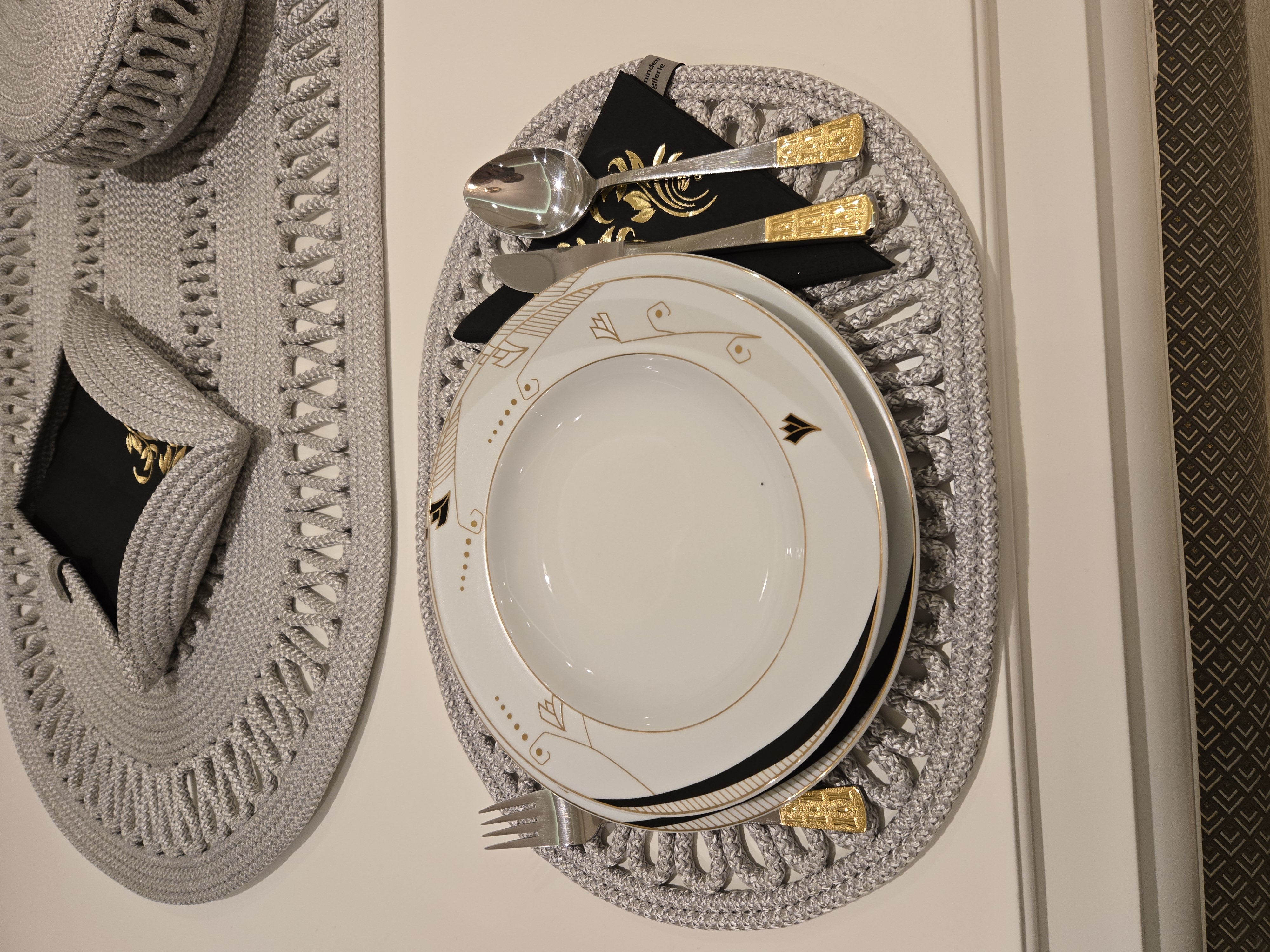 Oval Supla takımı/runner/sofra takımı